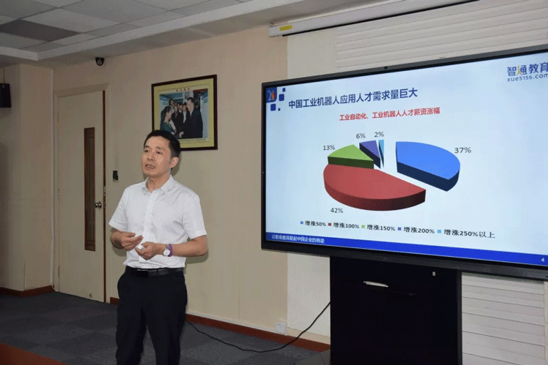 富士康與深圳職業訓練學院來智通教育參觀學習07
